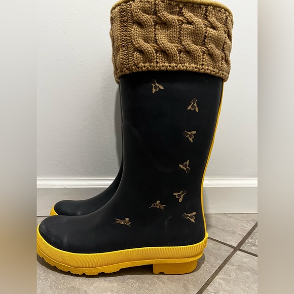 Serra Tall Rain boots with inner sock - Picture 3 of 8